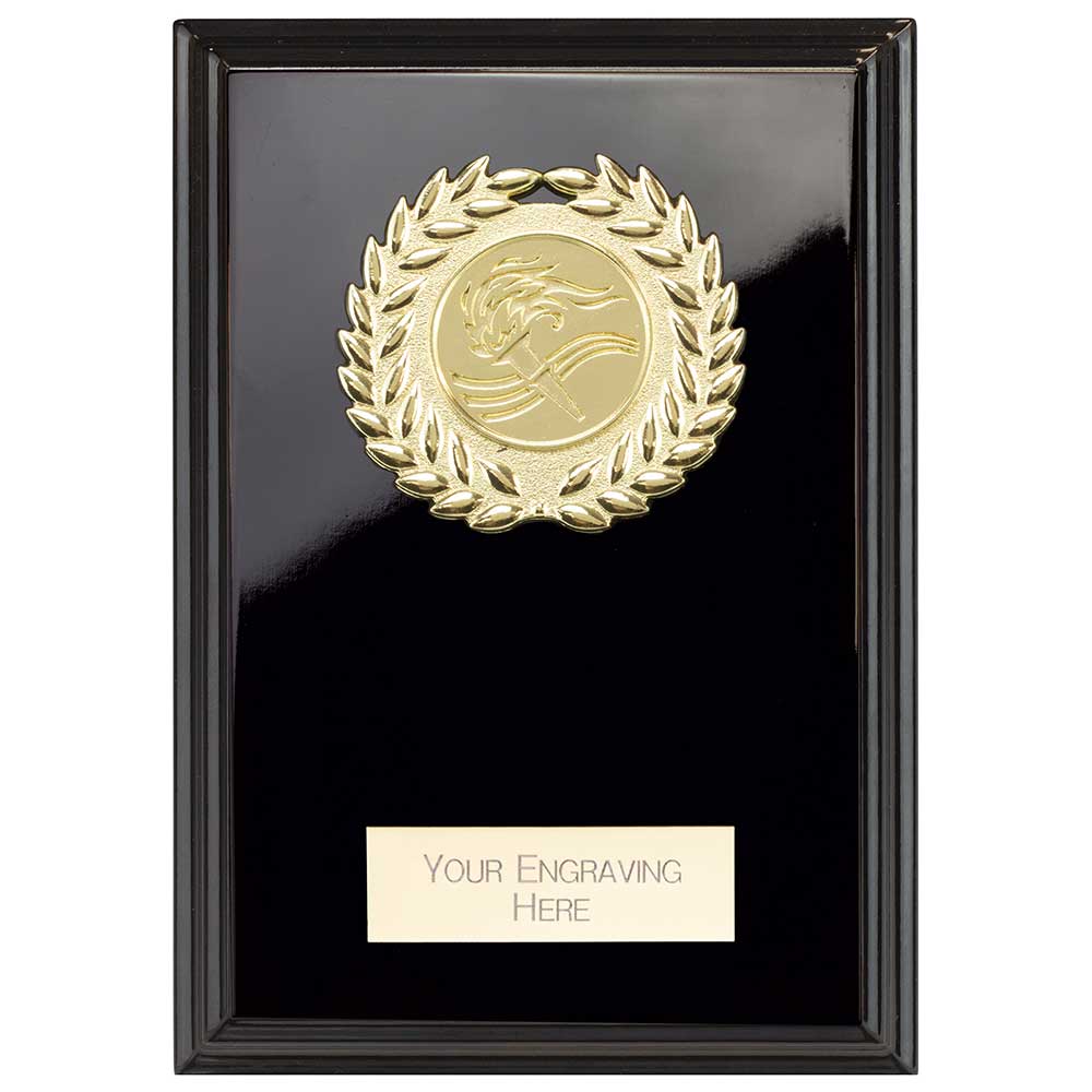 Reward Black Wreath Plaque Award Trophy