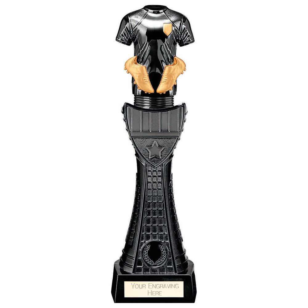 Soccer Strip Trophy Black Viper Tower Award