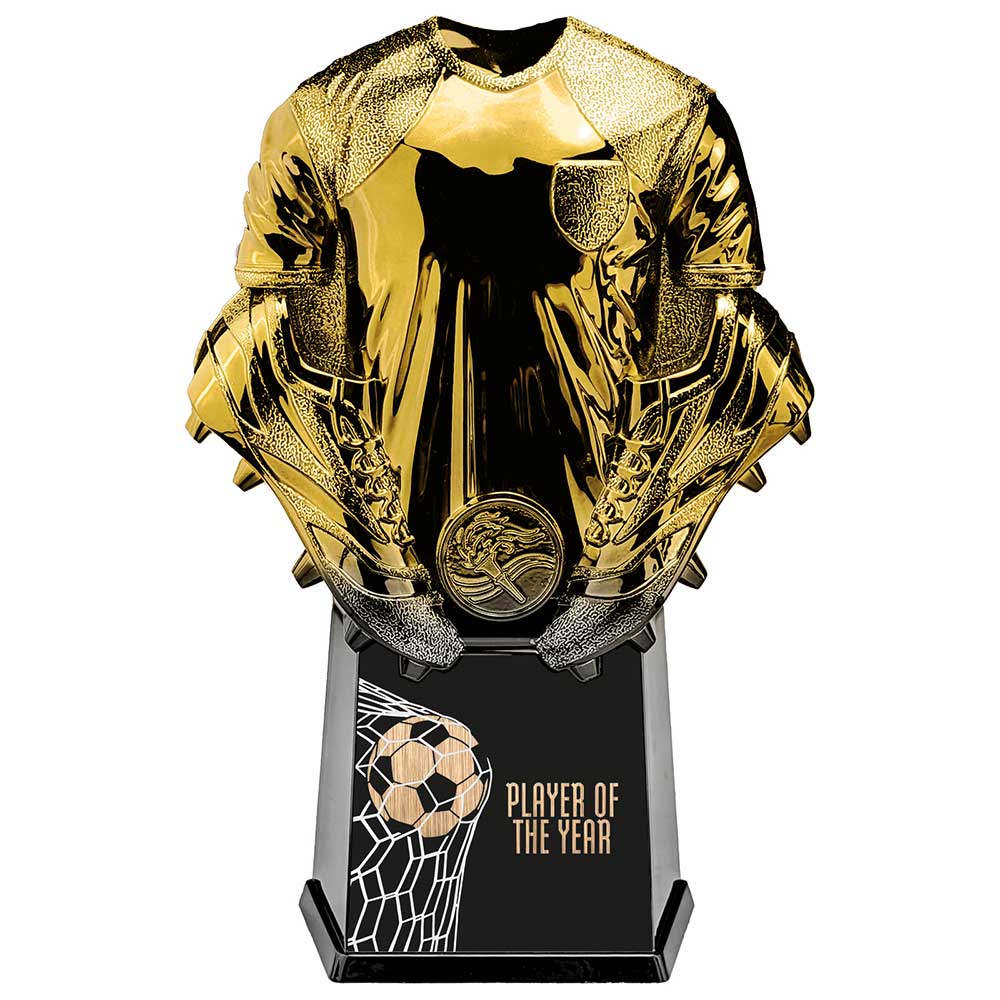 Invincible Shirt Player Of Year Gold Award Trophy