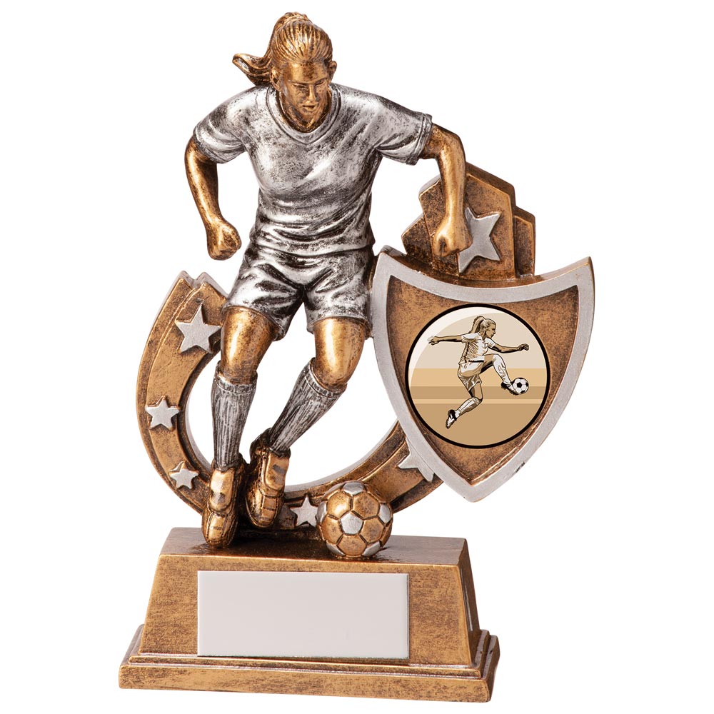 Ladies Football Trophy Galaxy Award