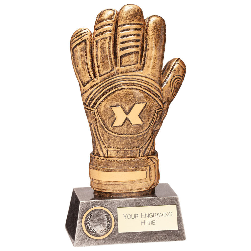 Football Keepers Glove Trophy Instinct Resin Award 22 5cm