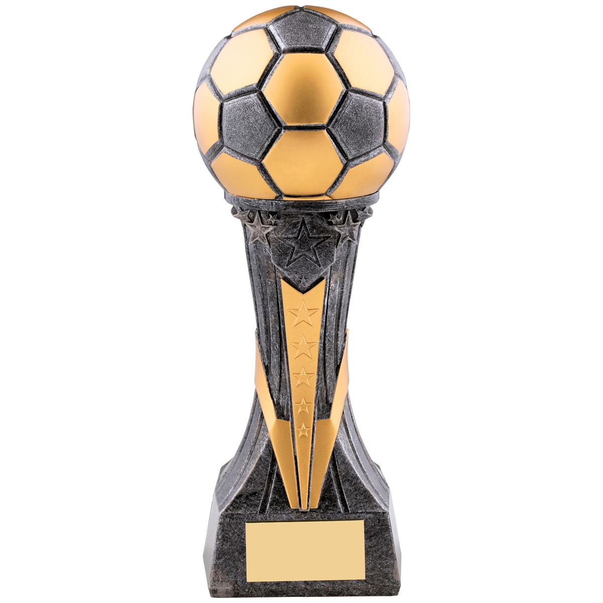 Silver Football Trophy Cosmos Heavyweight Award