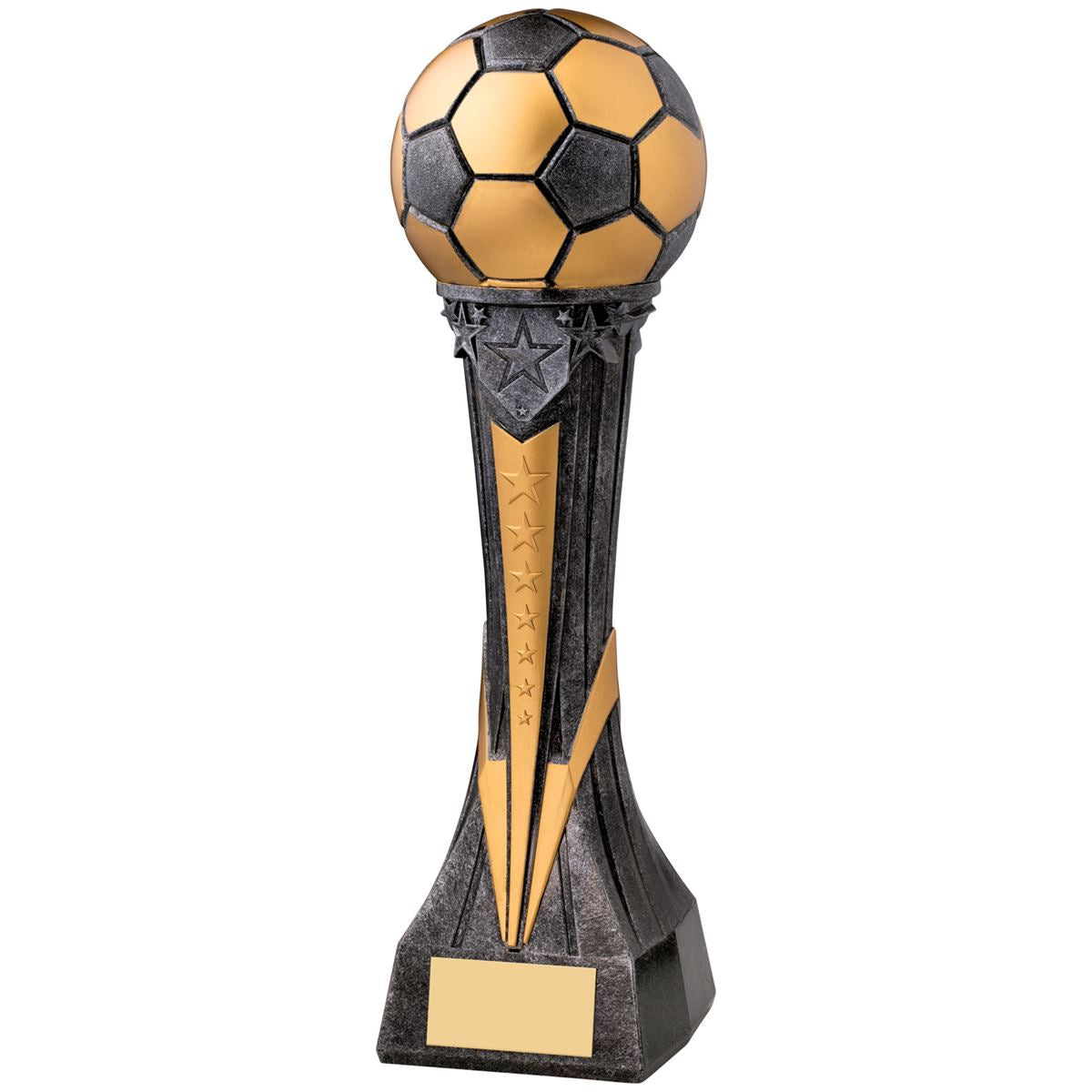 Silver Football Trophy Cosmos Heavyweight Award