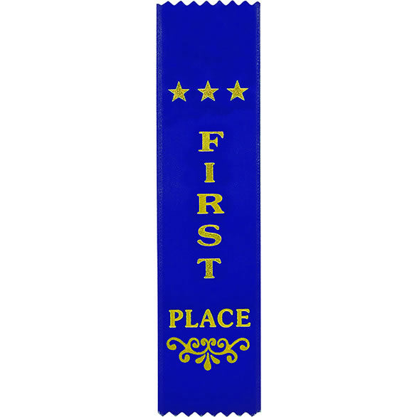 1St Place Competition Ribbon Blue