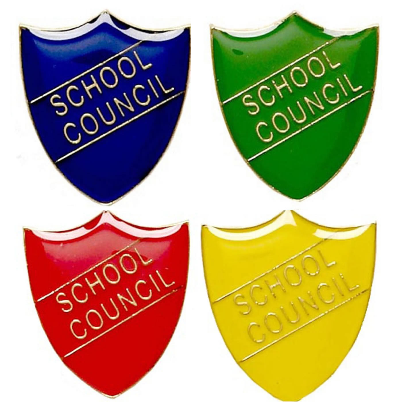 School Council Shield Badges