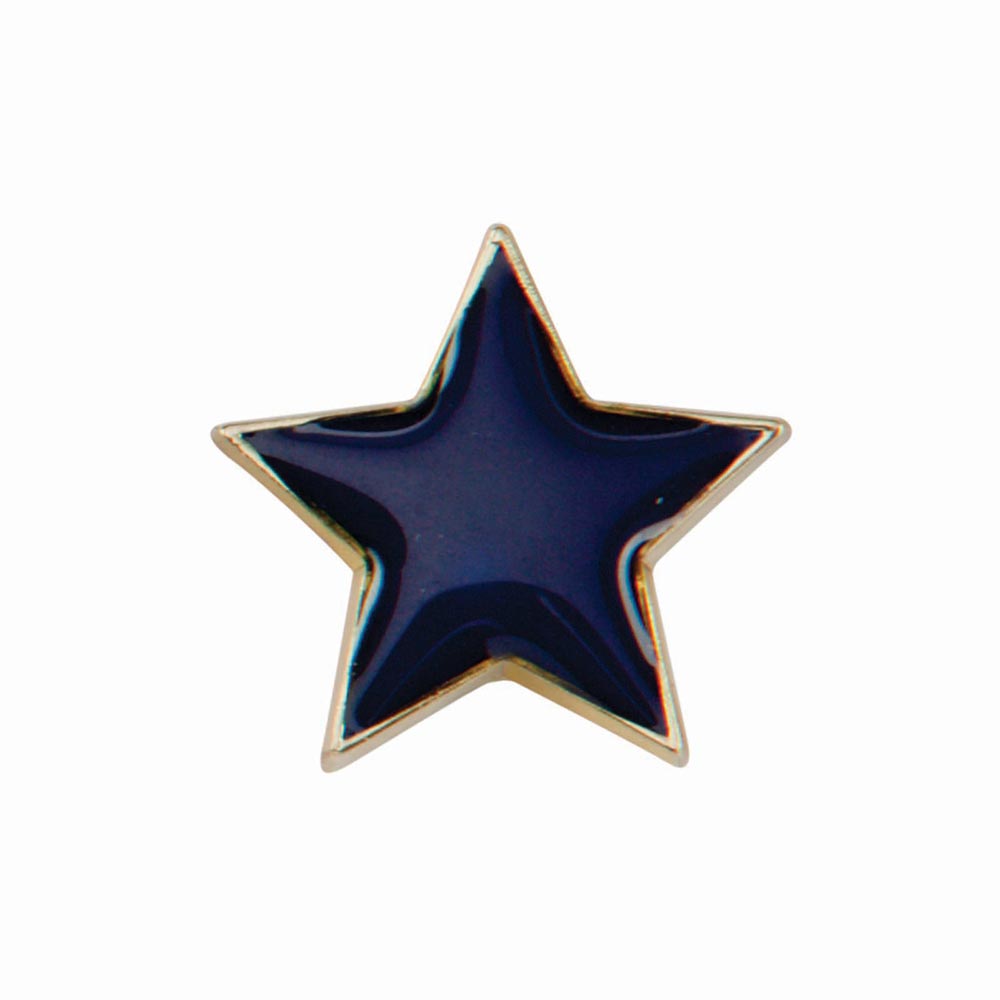 Blue Star Pin Badge