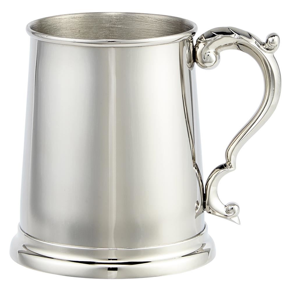 Augustine Polished Steel Tankard 1 Pint