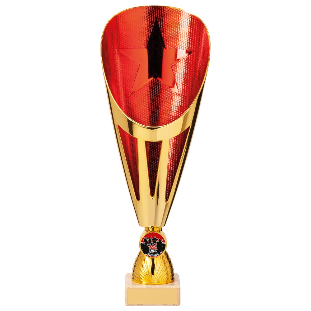 Rising Stars Deluxe Lazer Cup Gold Red