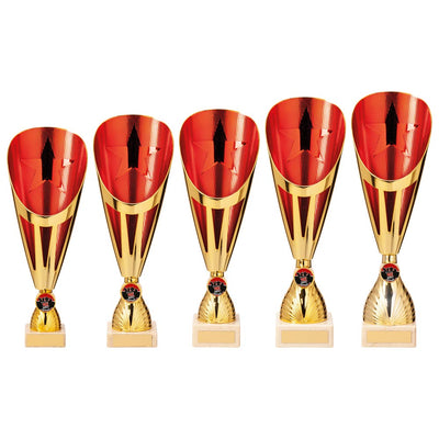 Rising Stars Deluxe Lazer Cup Gold Red