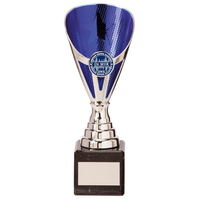 Rising Stars Premium Trophy Silver Blue