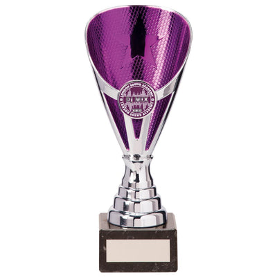 Rising Stars Premium Trophy Silver Purple