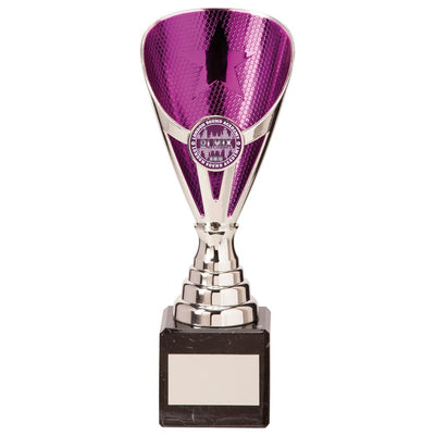 Rising Stars Premium Trophy Silver Purple