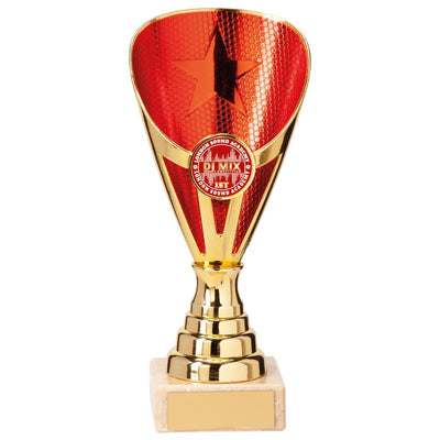 Rising Stars Premium Trophy Gold Red