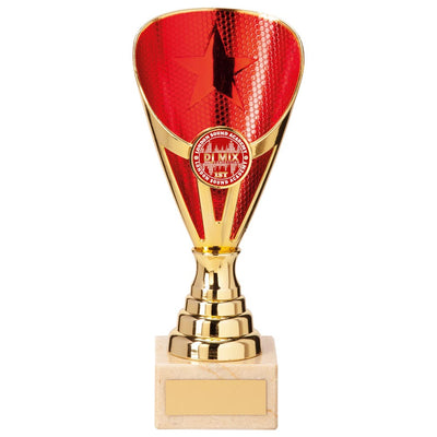 Rising Stars Premium Trophy Gold Red