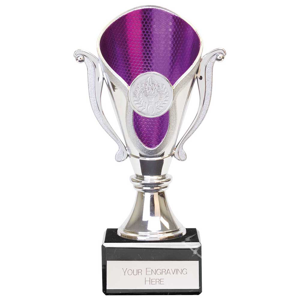 Wizard Legend Trophy in Silver & Purple