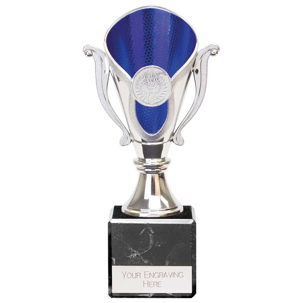 Wizard Legend Trophy In Silver Blue