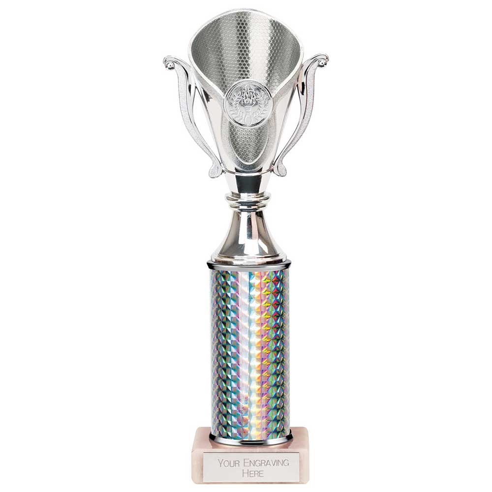 Wizard Plastic Trophy in Silver