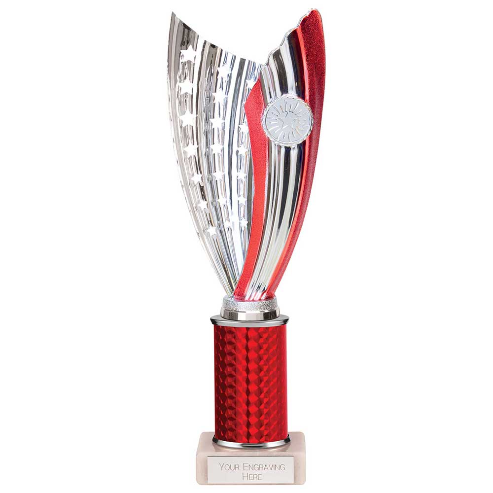 Glamstar Plastic Trophy in Red