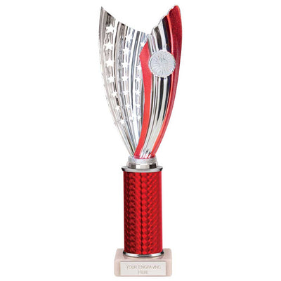 Glamstar Plastic Trophy In Red