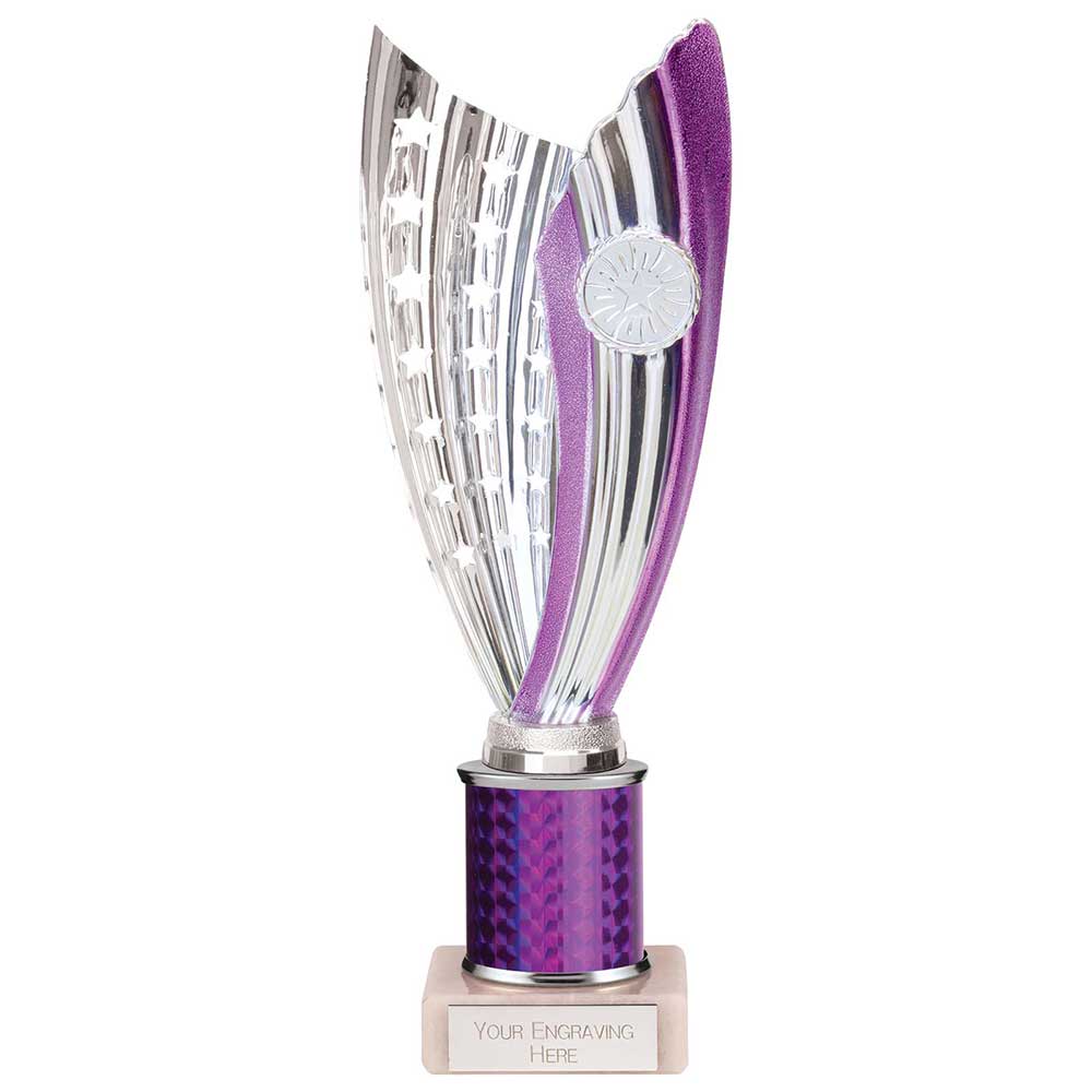 Glamstar Plastic Trophy In Purple