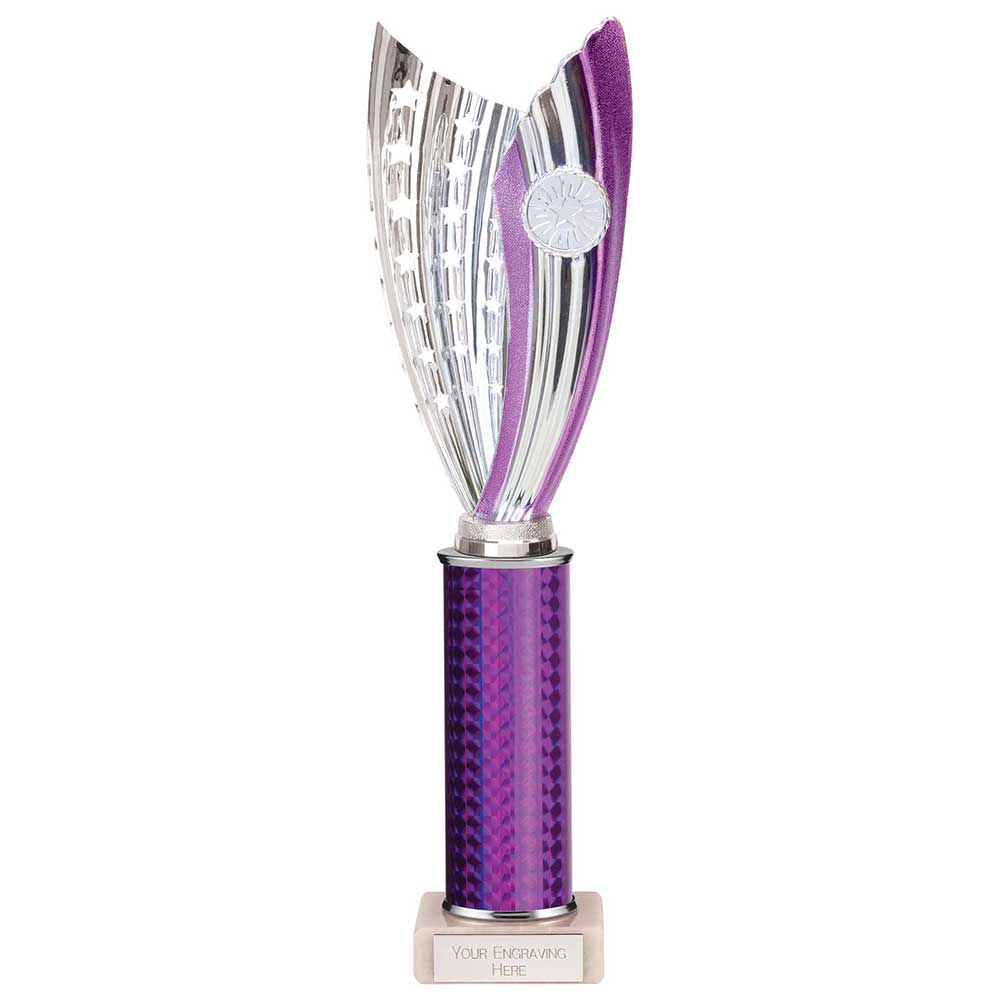 Glamstar Plastic Trophy In Purple