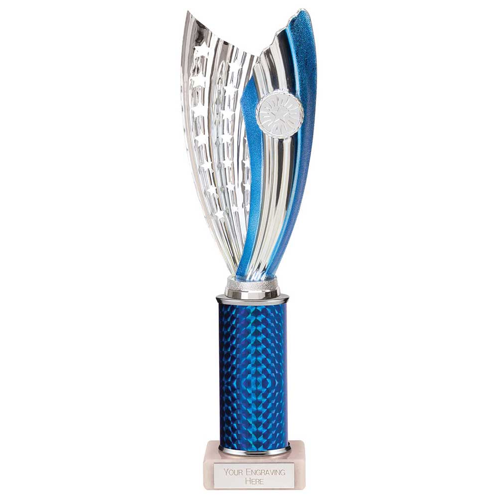 Glamstar Plastic Trophy in Blue