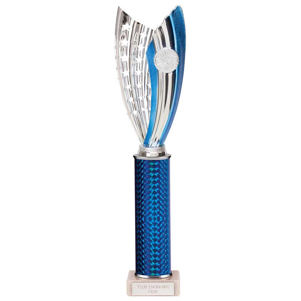 Glamstar Plastic Trophy In Blue