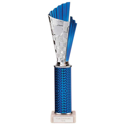 Flash Plastic Trophy in Blue