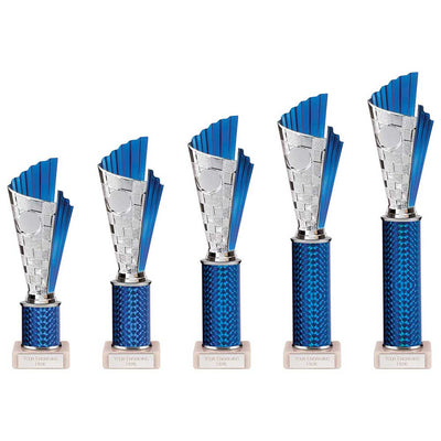 Flash Plastic Trophy in Blue