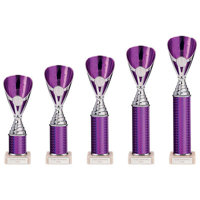 Rising Stars Plastic Trophy Purple