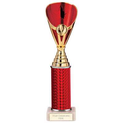 Rising Stars Plastic Trophy Red