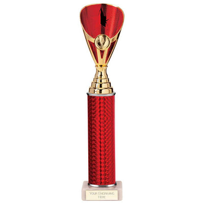 Rising Stars Plastic Trophy Red