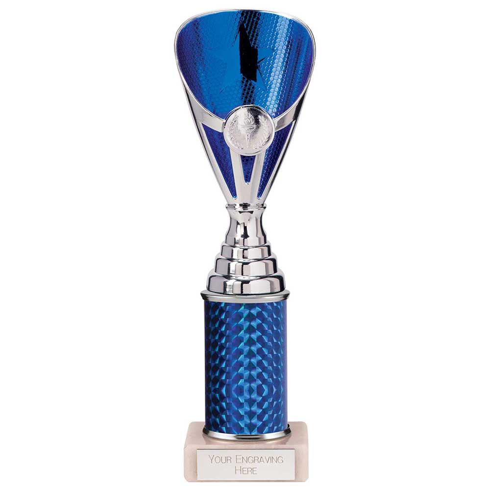 Rising Stars Plastic Trophy Blue