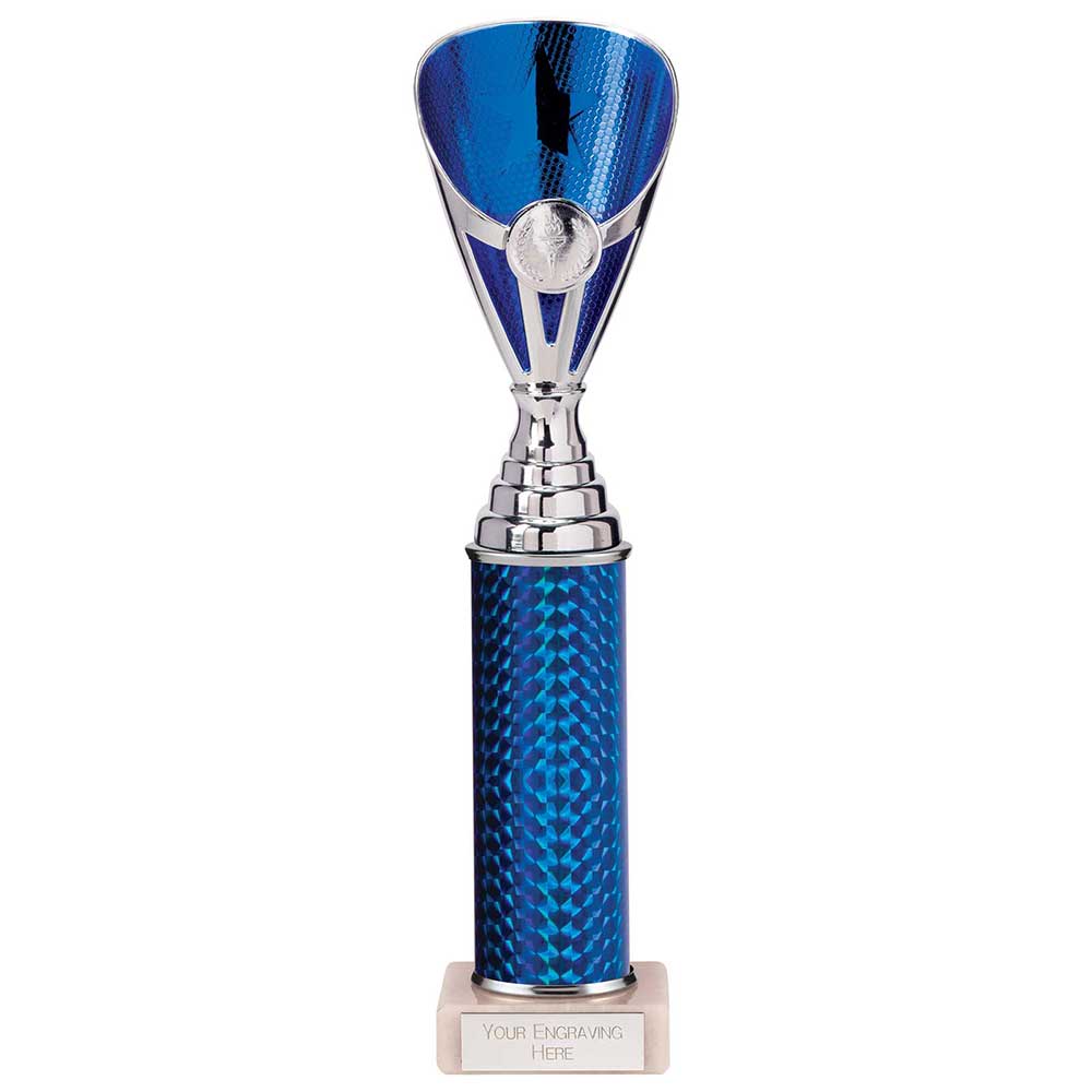 Rising Stars Plastic Trophy Blue