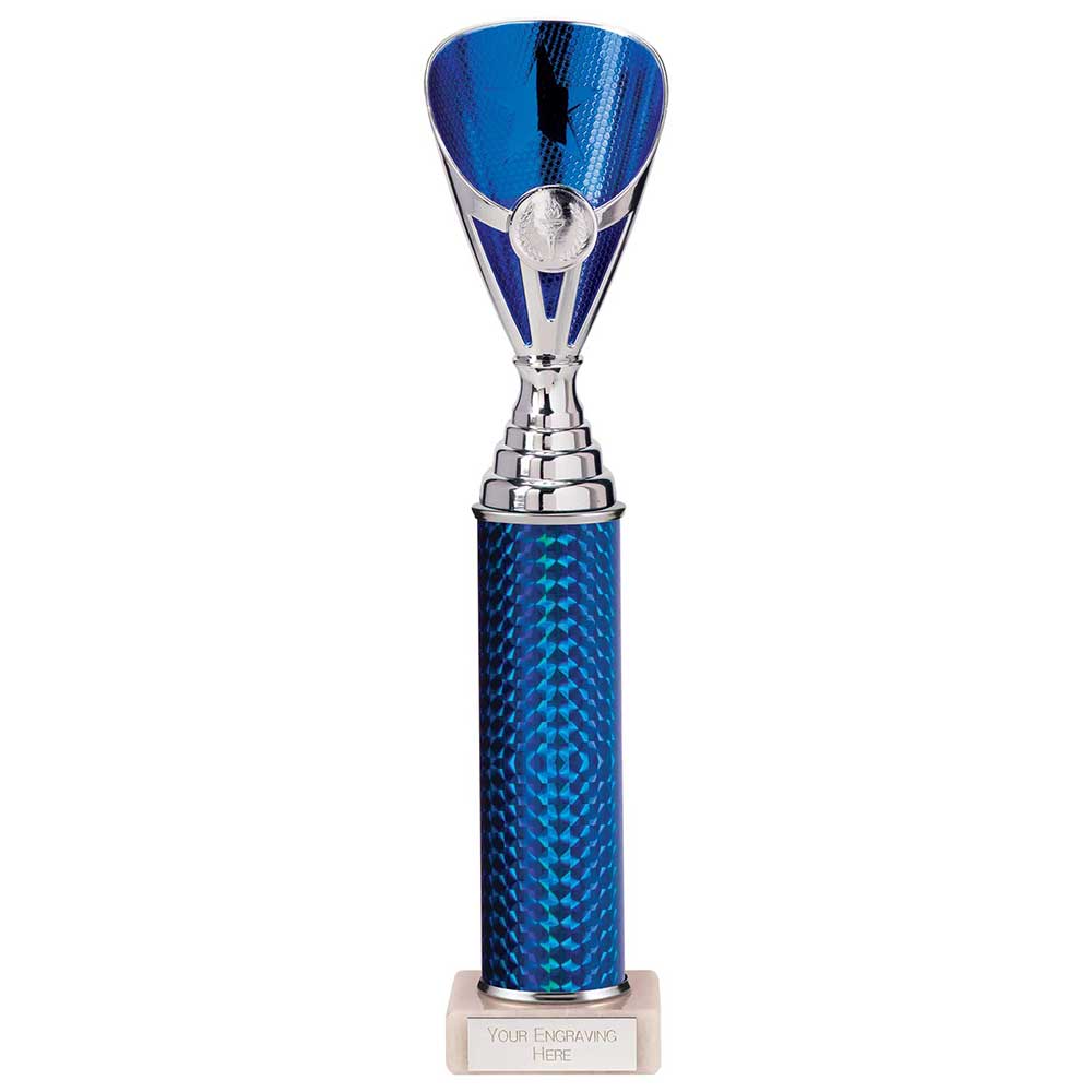 Rising Stars Plastic Trophy Blue