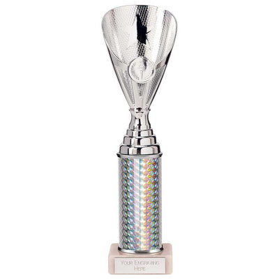 Rising Stars Plastic Trophy Silver