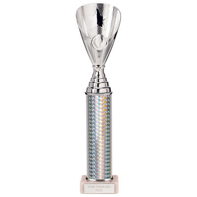 Rising Stars Plastic Trophy Silver