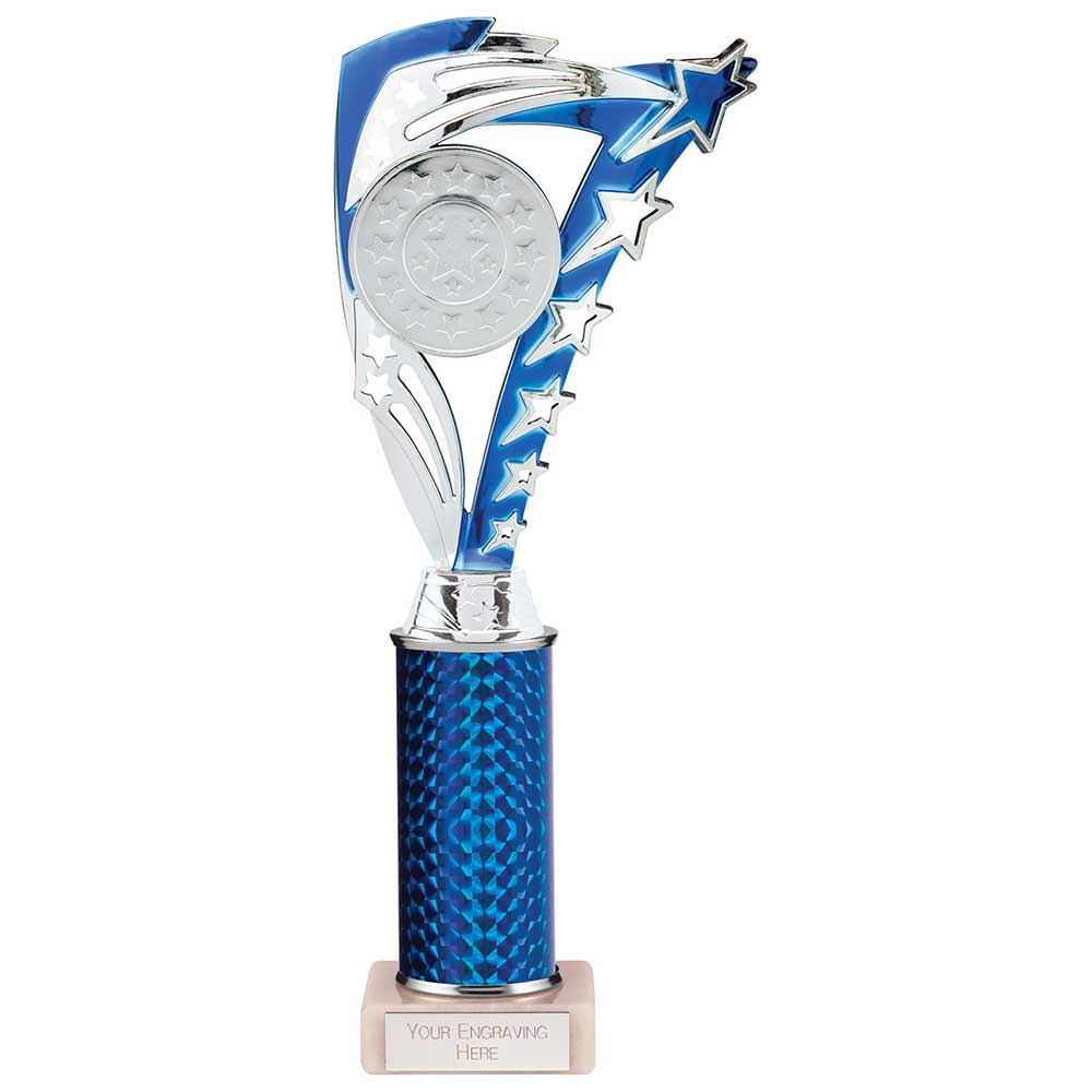 Frenzy Multisport Tube Trophy - Silver & Blue