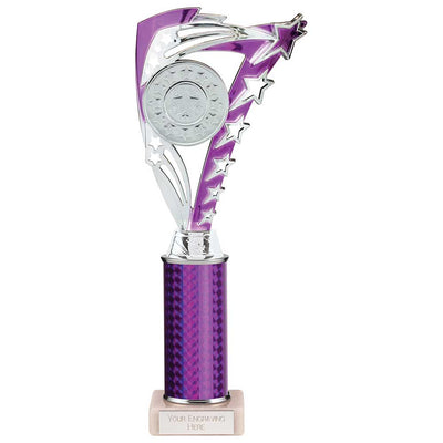 Frenzy Multisport Tube Trophy Silver Purple