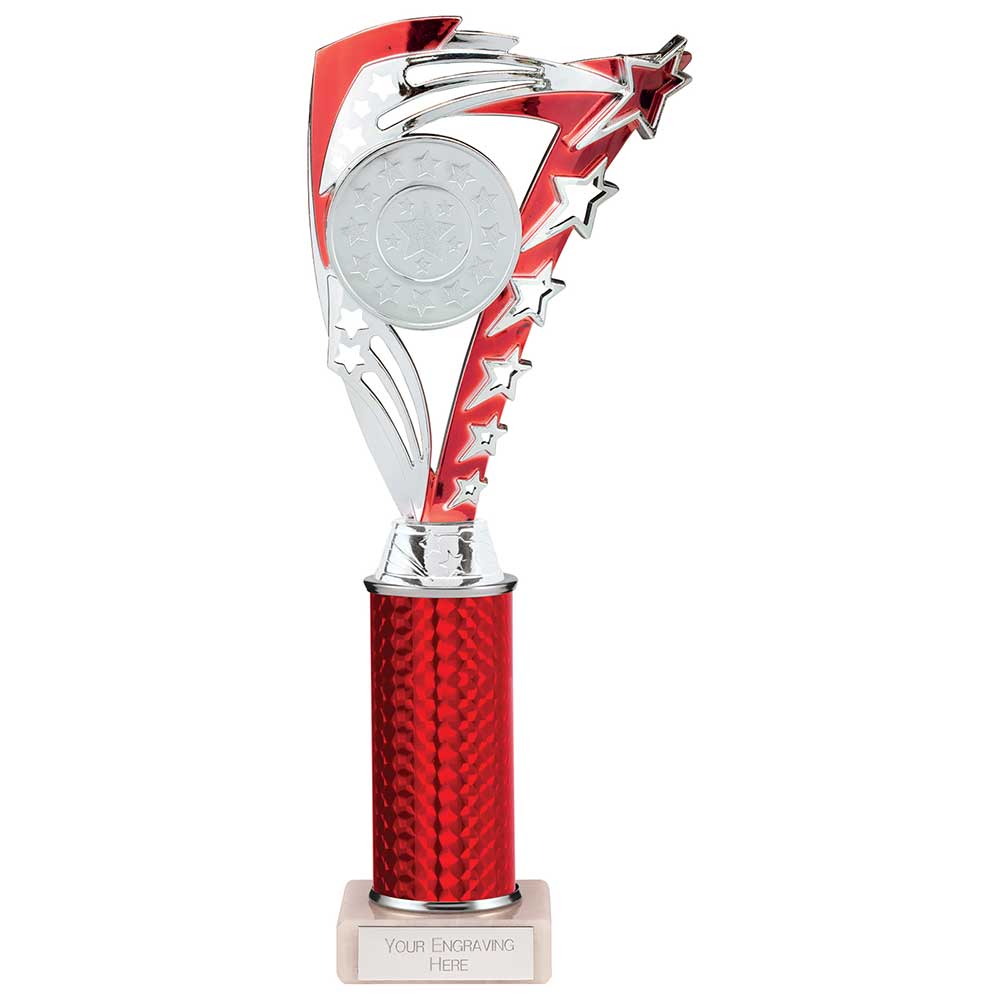 Frenzy Multisport Tube Trophy Silver Red