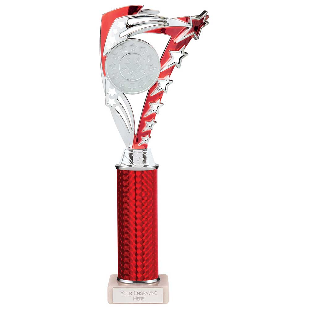 Frenzy Multisport Tube Trophy Silver Red