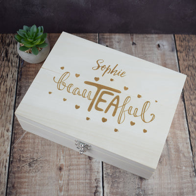 Personalised Tea Box - Beau-Tea-Ful