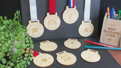 Personalised Kindness Wooden Medal