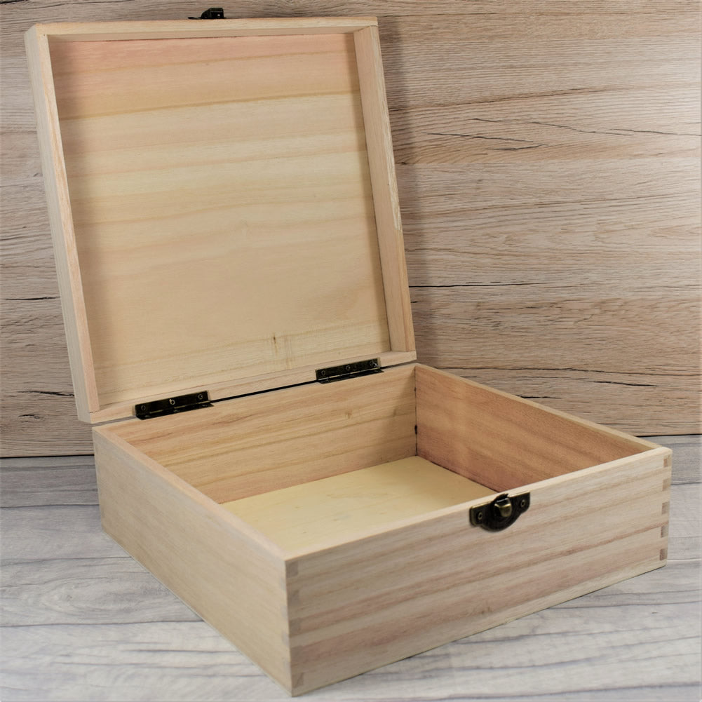 Wooden Keepsake Wedding Memory Box - Happily Ever After